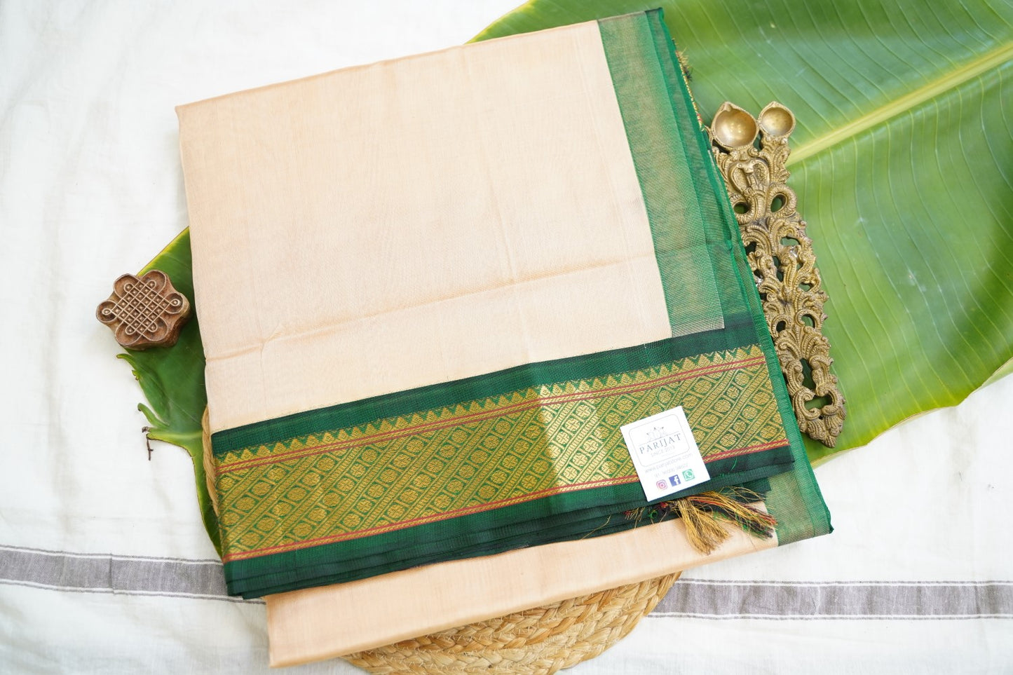 Kanchi Handloom Silk Cotton Saree PC17748