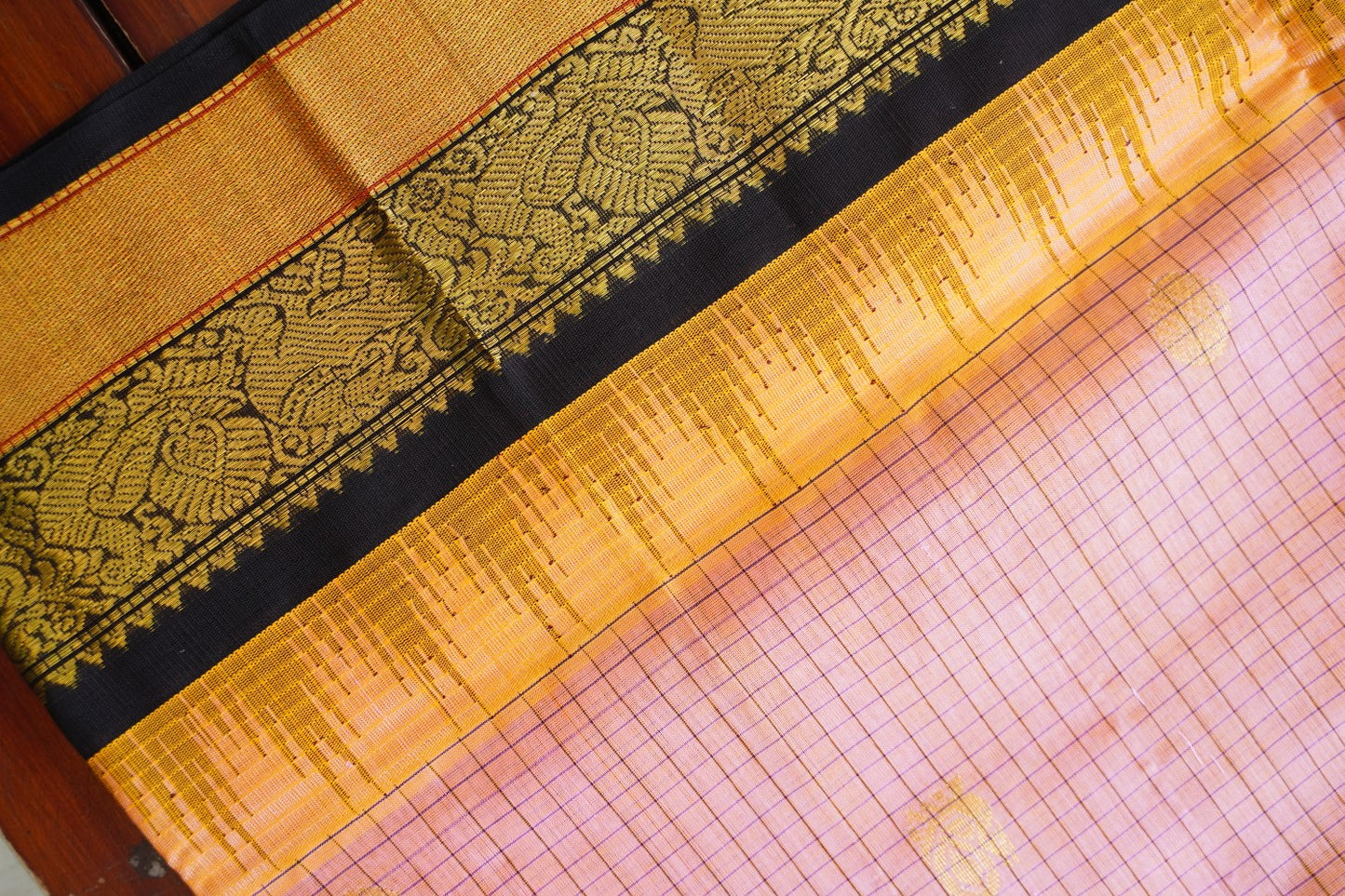 Kanchi Handloom Silk Cotton Saree PC16856