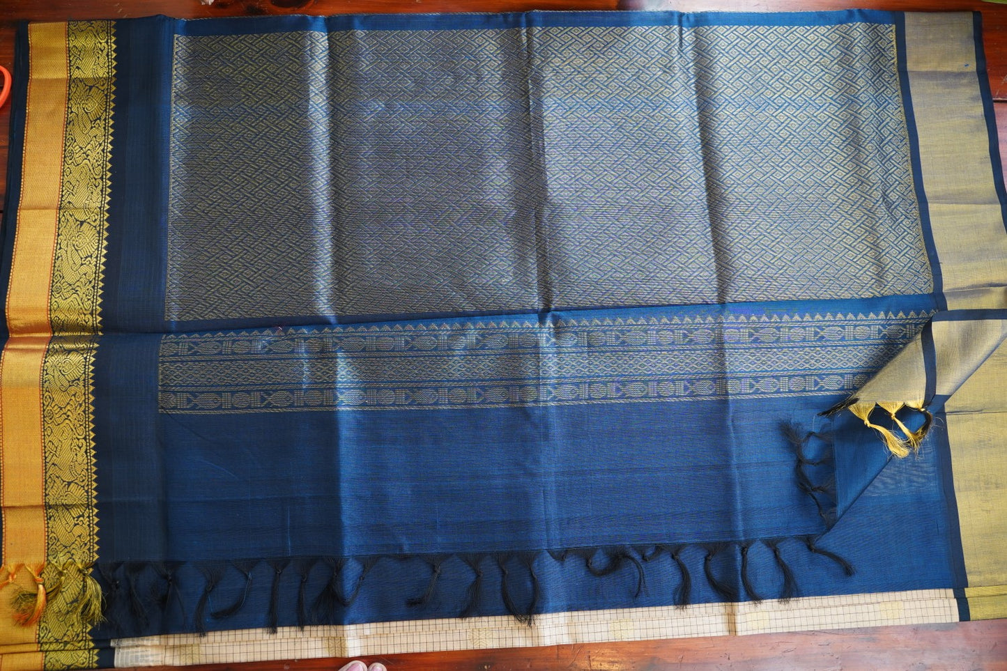 Kanchi Handloom Silk Cotton Saree PC16860