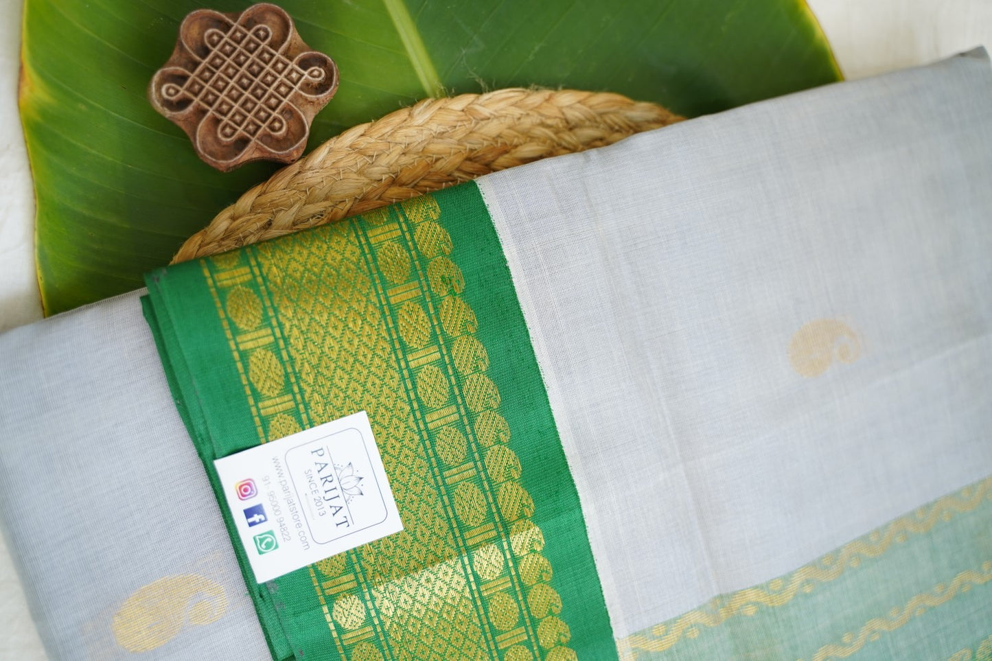 Kanchi Handloom Silk Cotton Saree PC17750