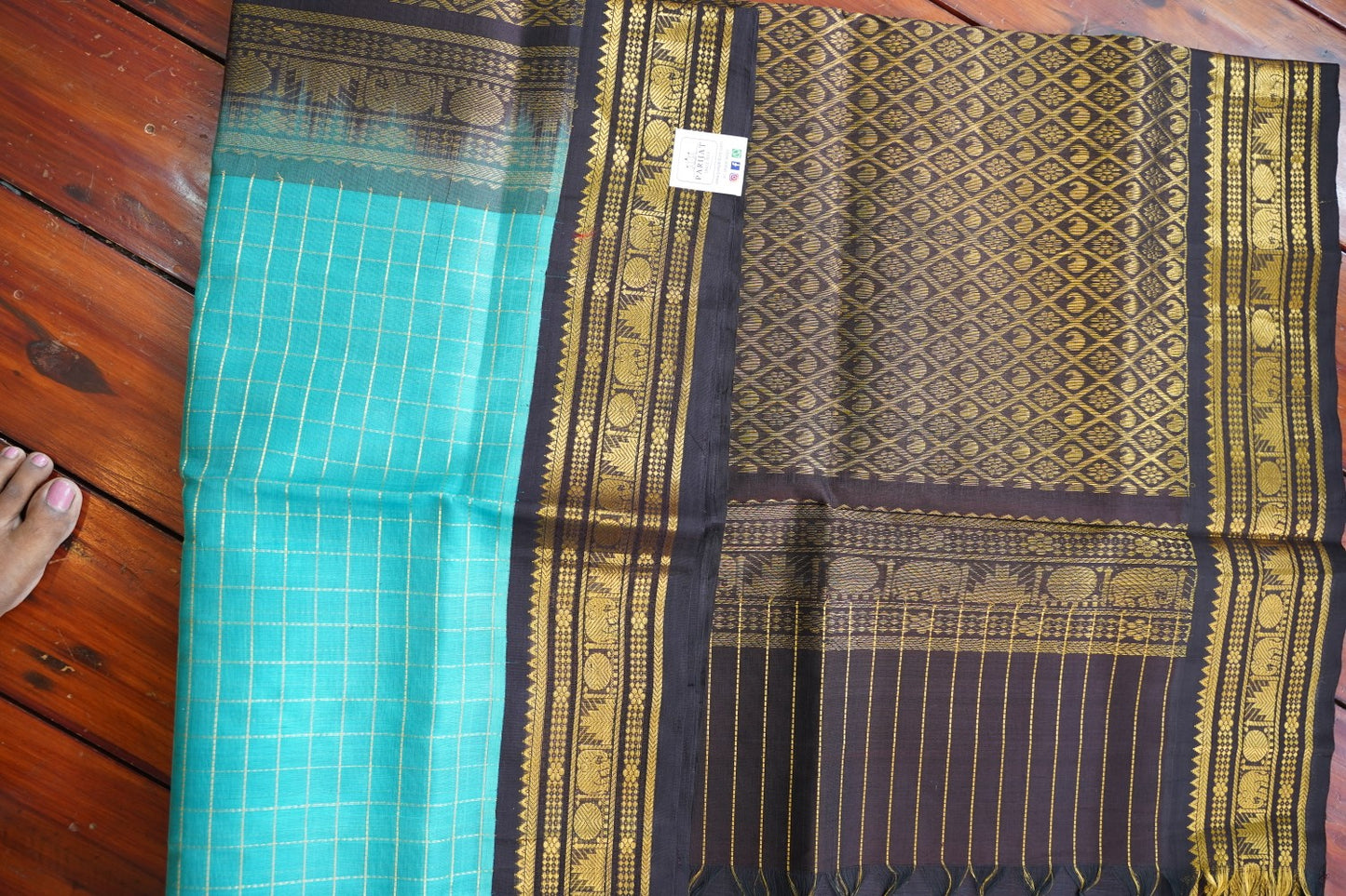 Kanchi Handloom Silk Cotton Saree PC16864