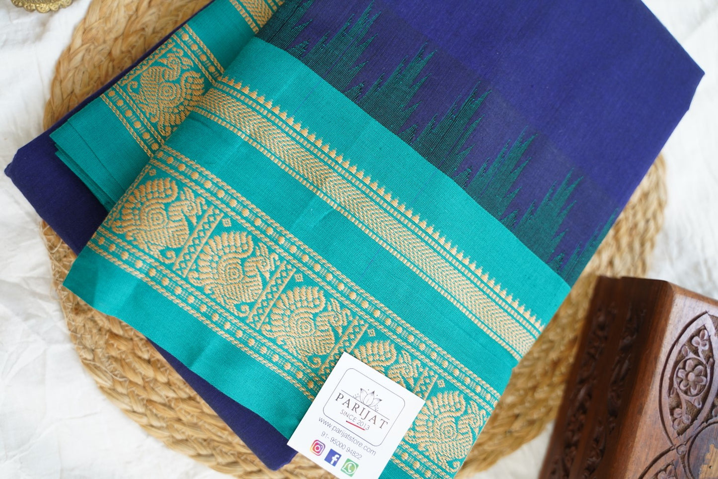 Chettinad handloom Cotton Saree PC15631