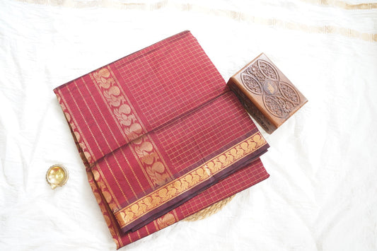 Kanchi Handloom Silk Cotton Saree-PC15705