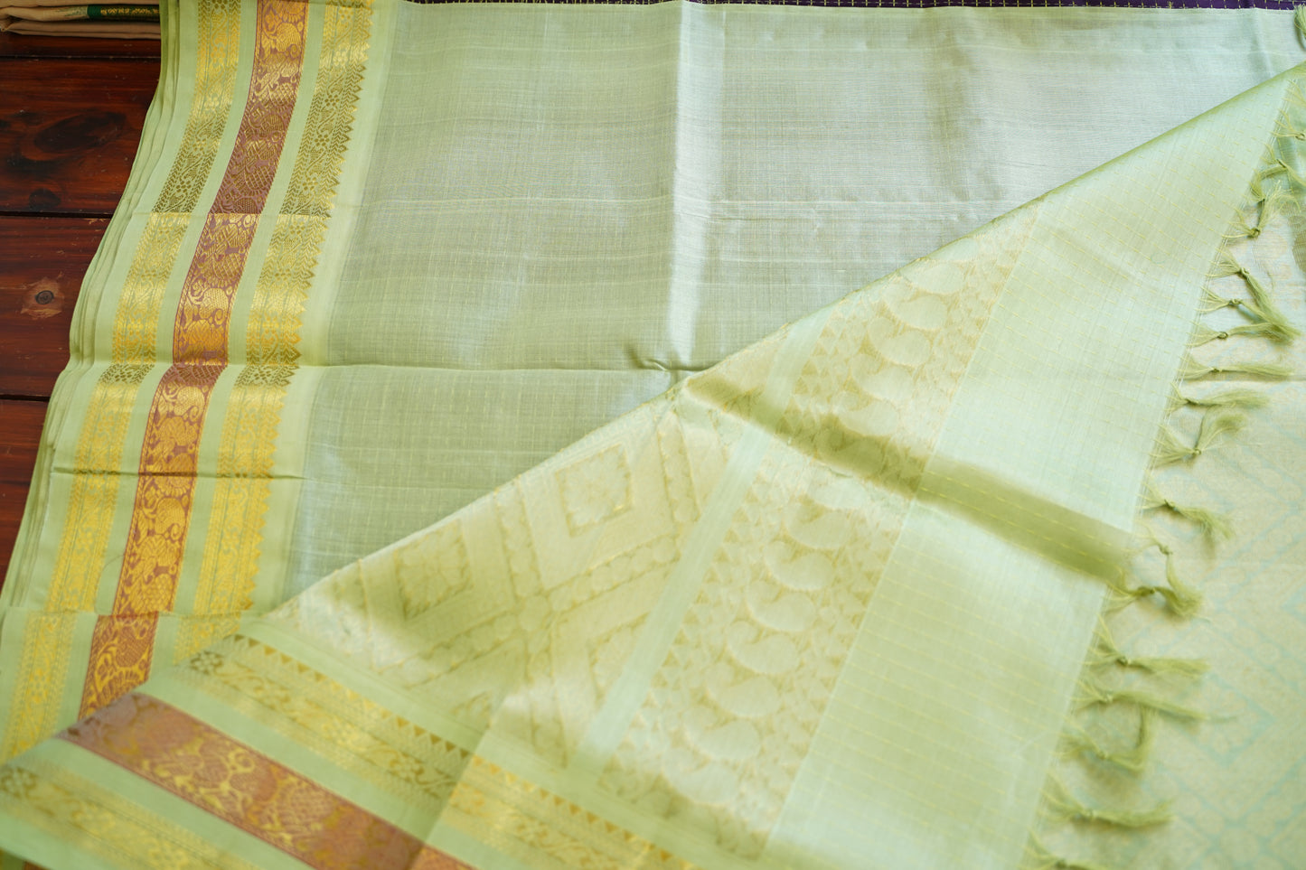 Kanchi Handloom Silk Cotton Saree PC17756