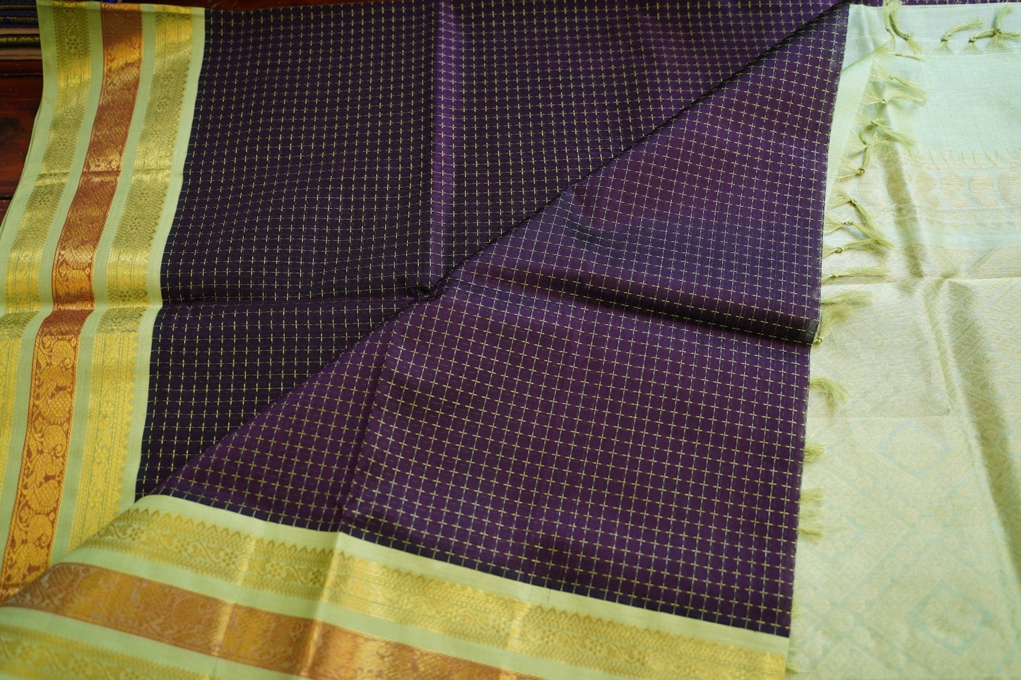 Kanchi Handloom Silk Cotton Saree PC17756