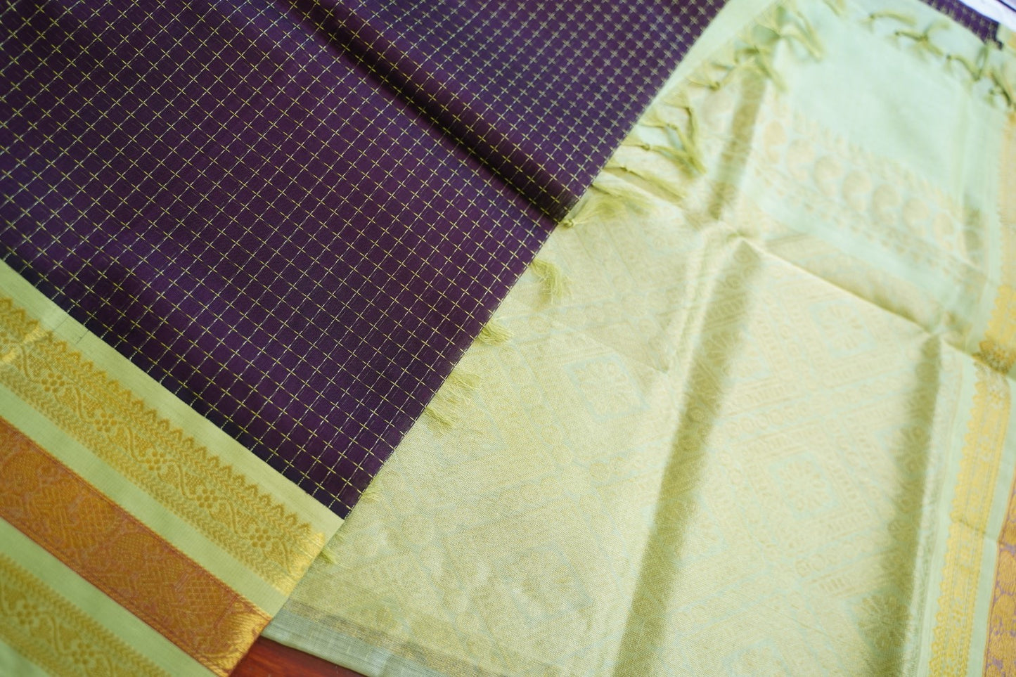 Kanchi Handloom Silk Cotton Saree PC17756