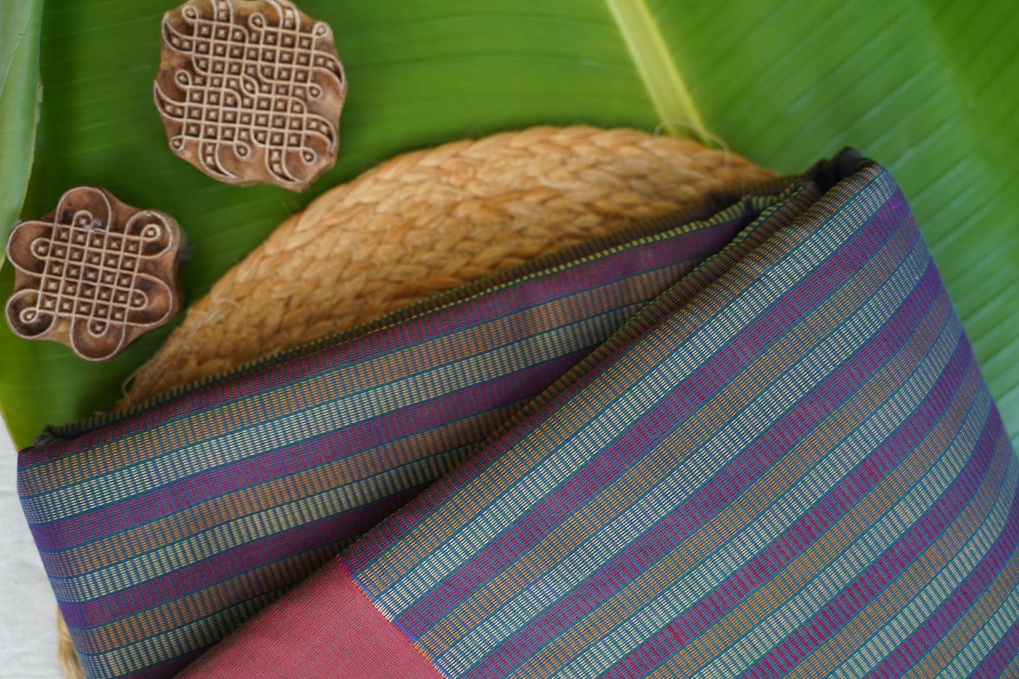 Kanchi handloom Cotton Saree PC16909