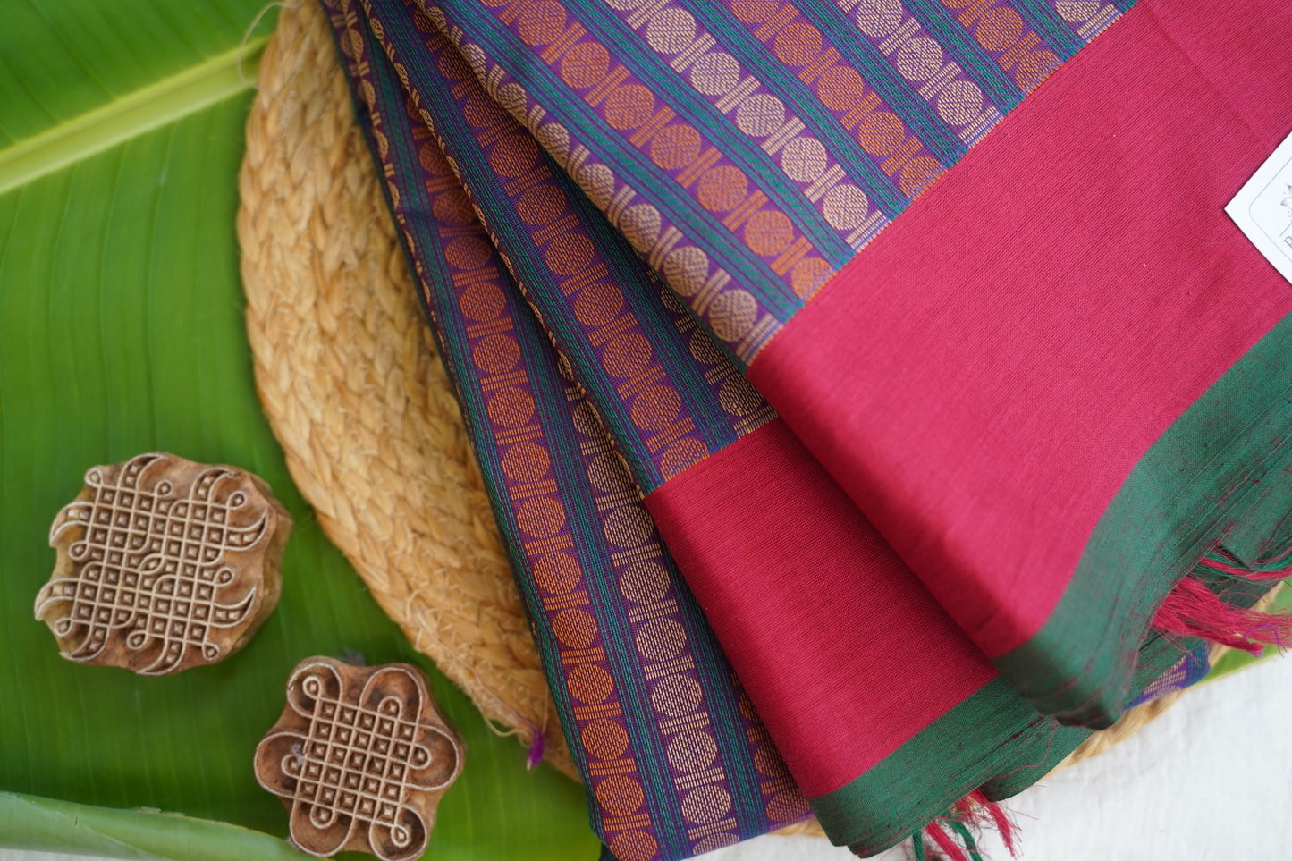 Kanchi handloom Cotton Saree PC16914