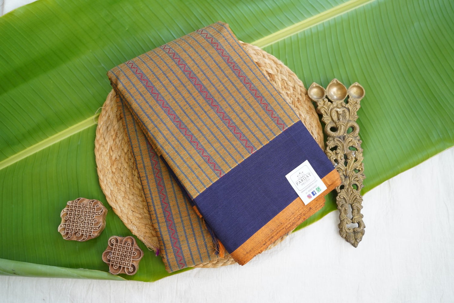 Kanchi handloom Cotton Saree PC16910