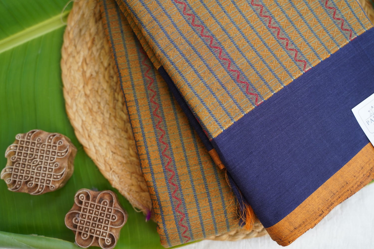 Kanchi handloom Cotton Saree PC16910