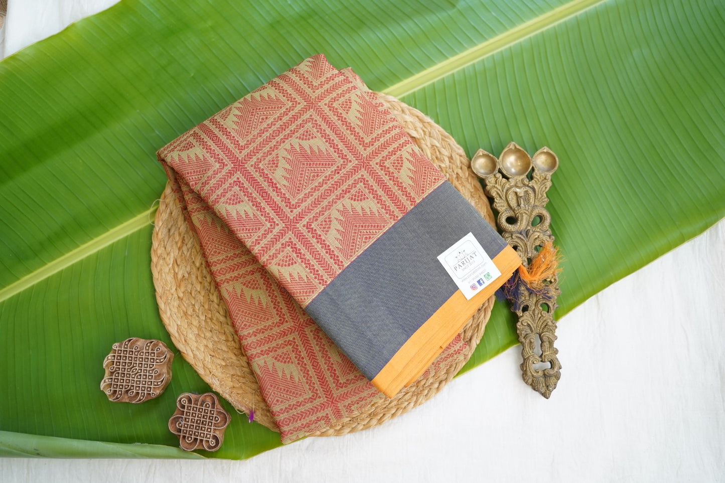 Kanchi handloom Cotton Saree PC16912
