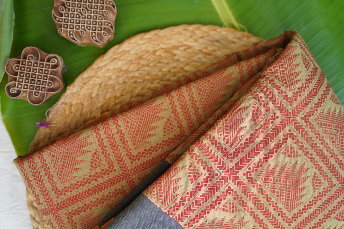 Kanchi handloom Cotton Saree PC16912
