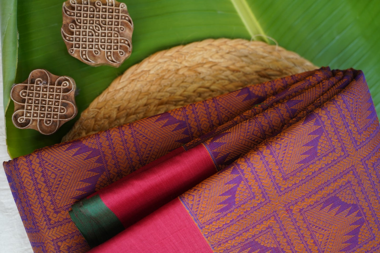 Kanchi handloom Cotton Saree PC16911