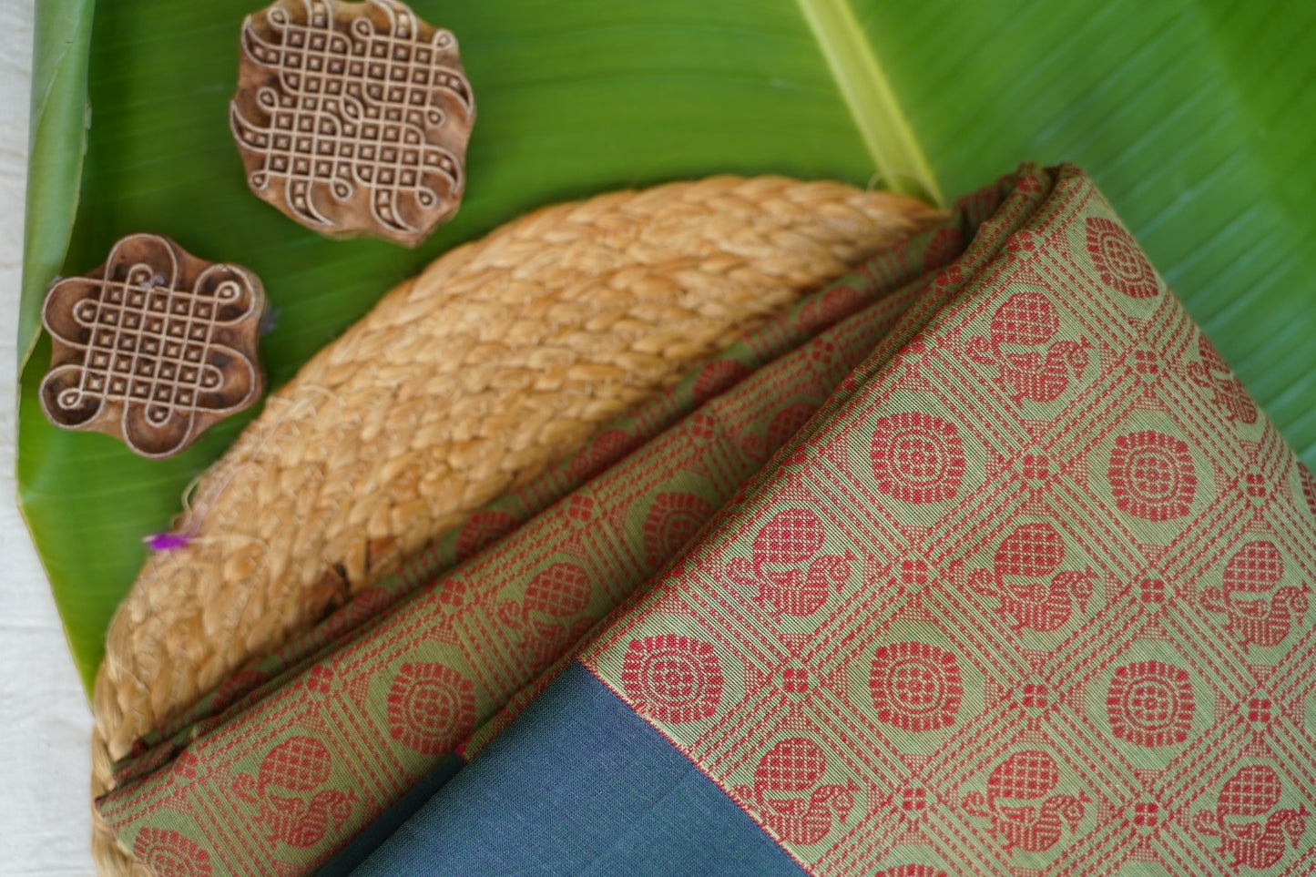 Kanchi handloom Cotton Saree PC16908