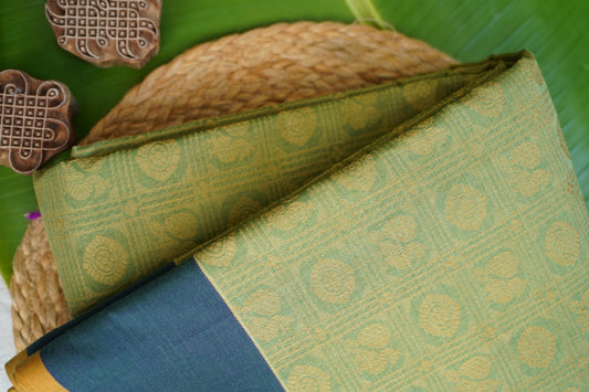 Kanchi handloom Cotton Saree PC16916