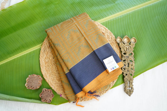 Kanchi handloom Cotton Saree PC16915