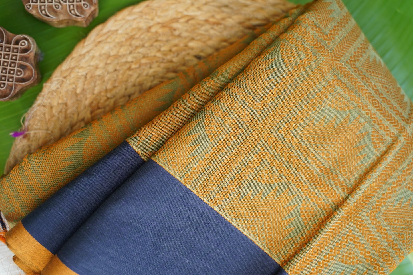 Kanchi handloom Cotton Saree PC16915