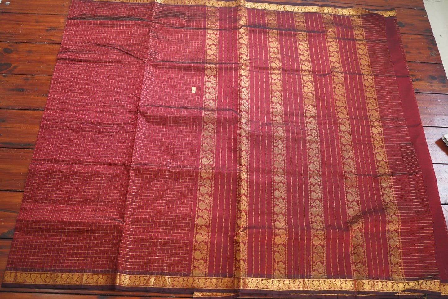 Kanchi Handloom Silk Cotton Saree-PC15705
