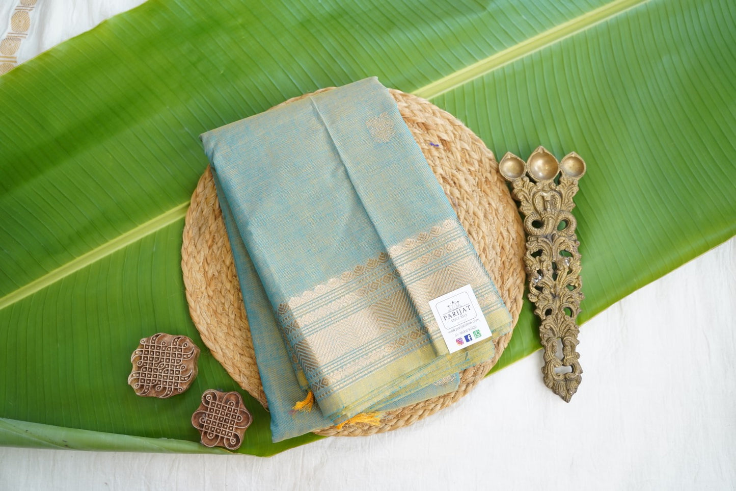 Kanchi handloom Cotton Saree PC16917