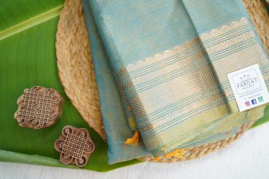 Kanchi handloom Cotton Saree PC16917