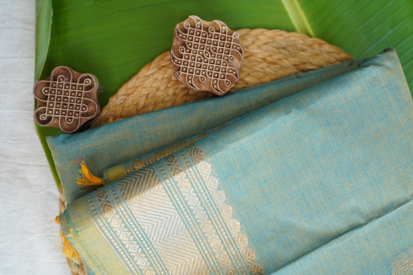 Kanchi handloom Cotton Saree PC16917