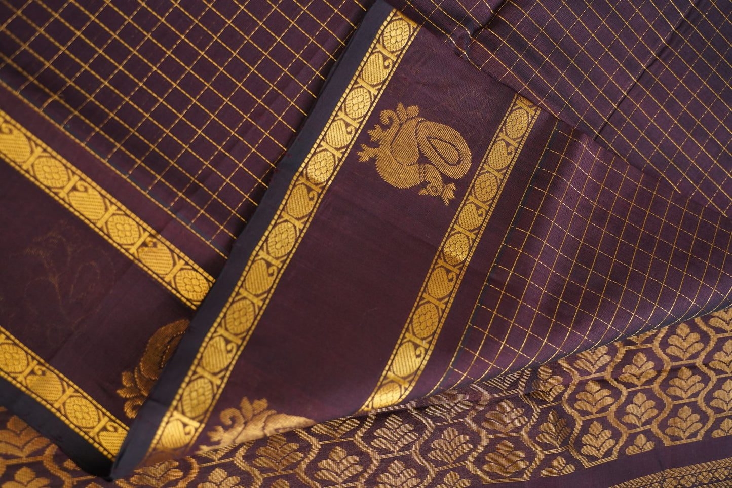 Kanchi Handloom Silk Cotton Saree-PC15706