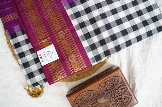 Kanchi Handloom Silk Cotton Saree-PC15717