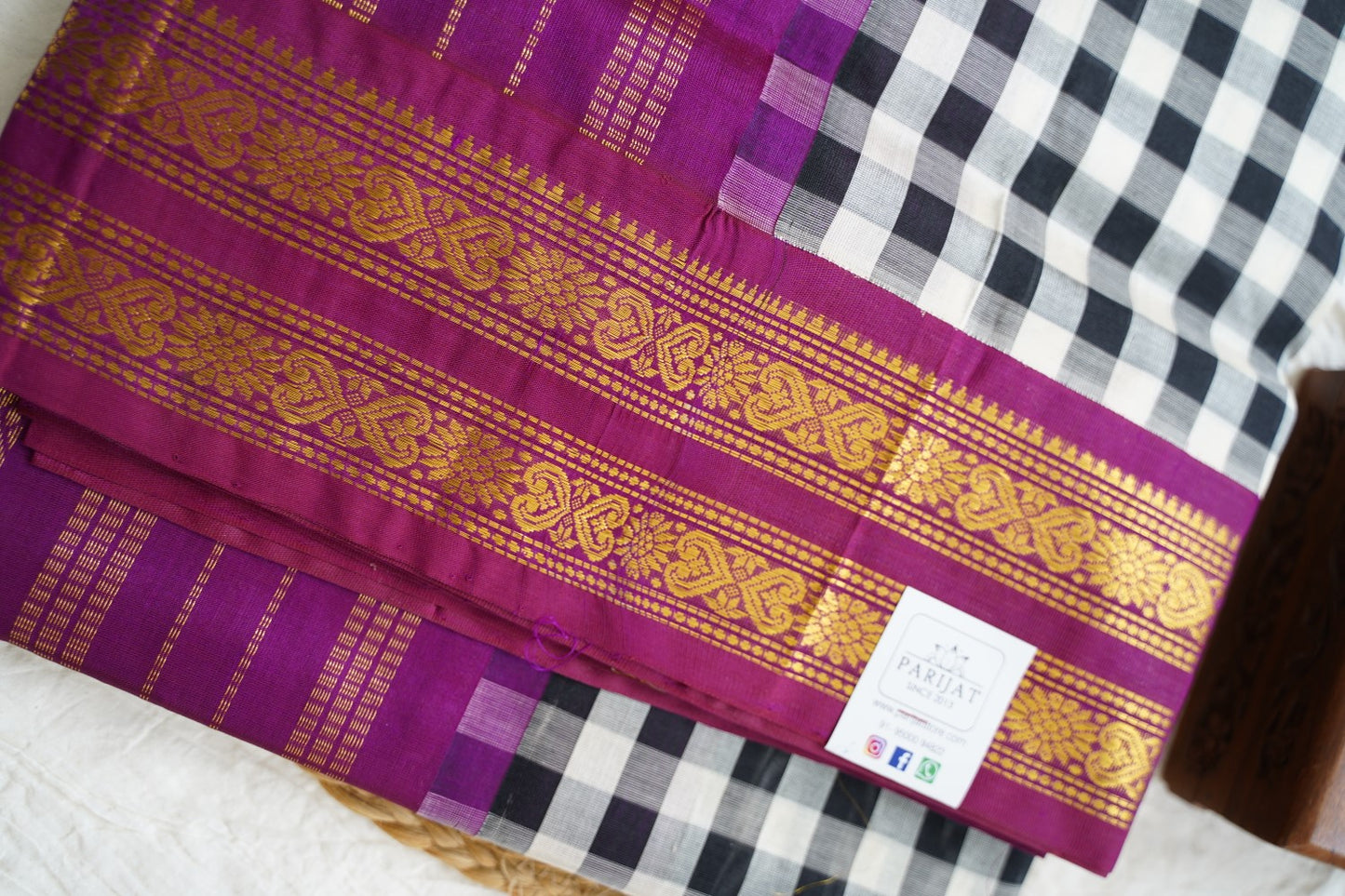 Kanchi Handloom Silk Cotton Saree-PC15717