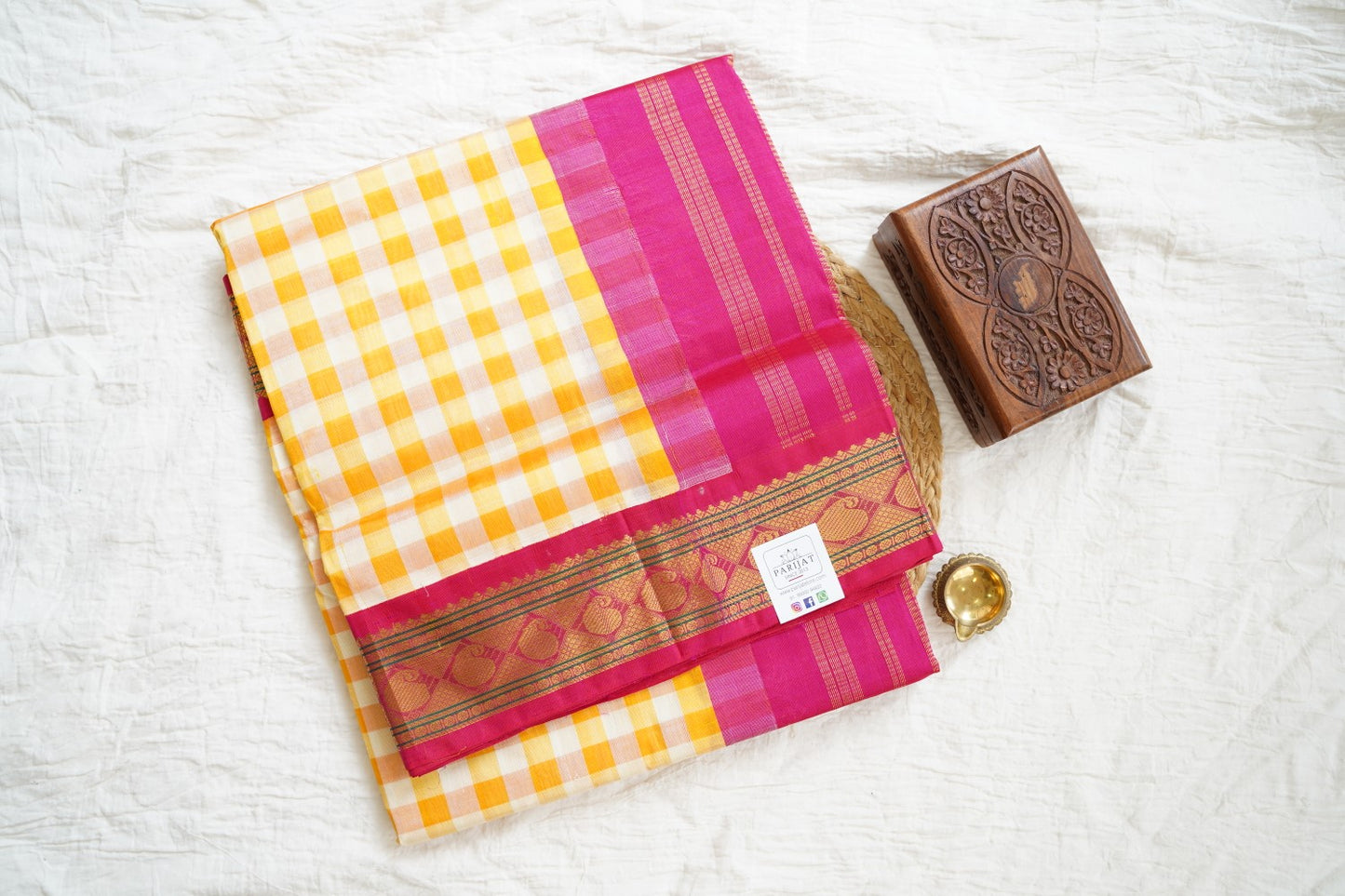 Kanchi Handloom Silk Cotton Saree-PC15716