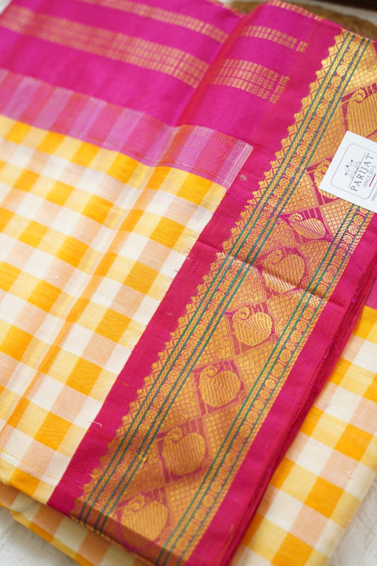 Kanchi Handloom Silk Cotton Saree-PC15716