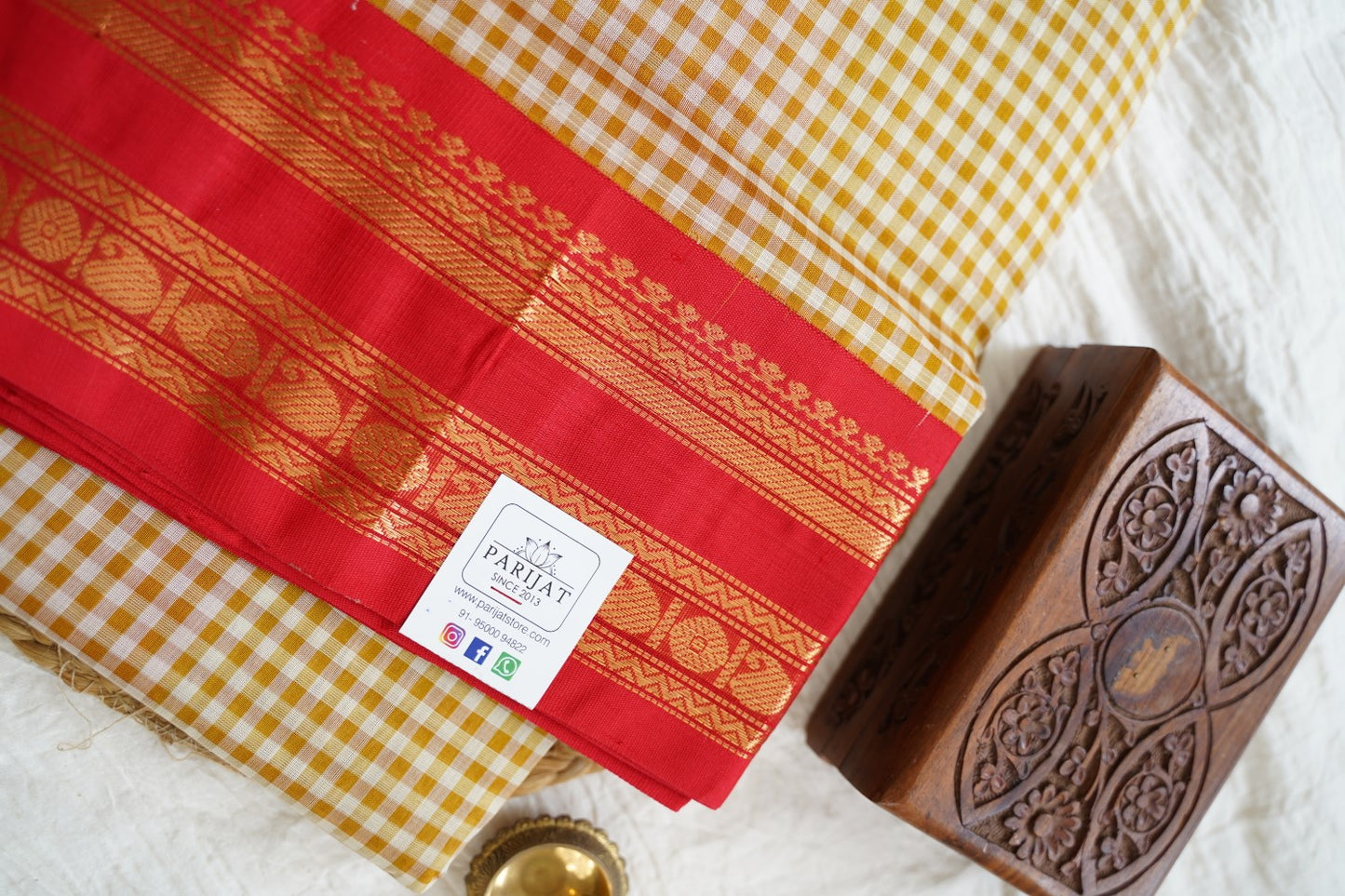 Kanchi Handloom Silk Cotton Saree-PC15715