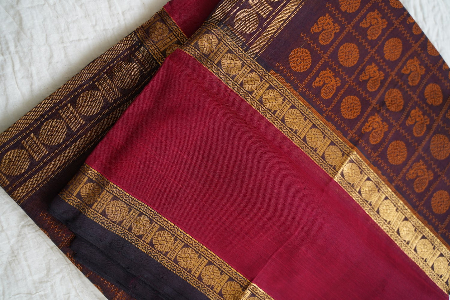 Kanchi Handloom Silk Cotton Saree-PC15725