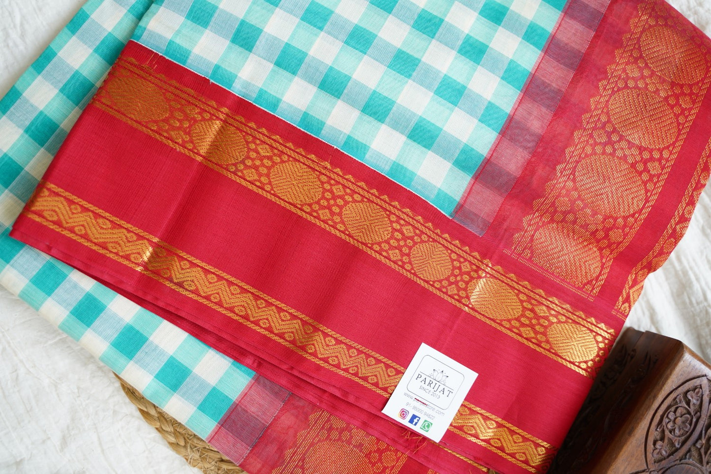 Kanchi Handloom Silk Cotton Saree-PC15732