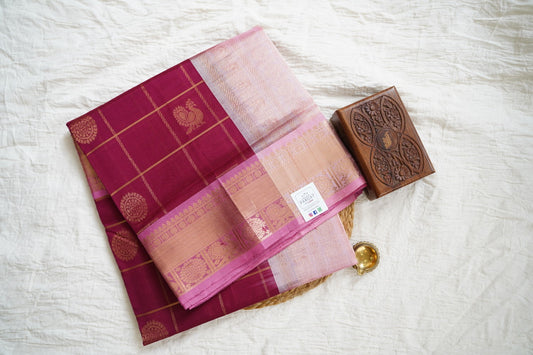 Kanchi Handloom Silk Cotton Saree-PC15729