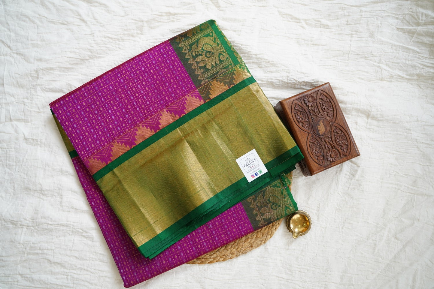 Kanchi Handloom Silk Cotton Saree-PC15728
