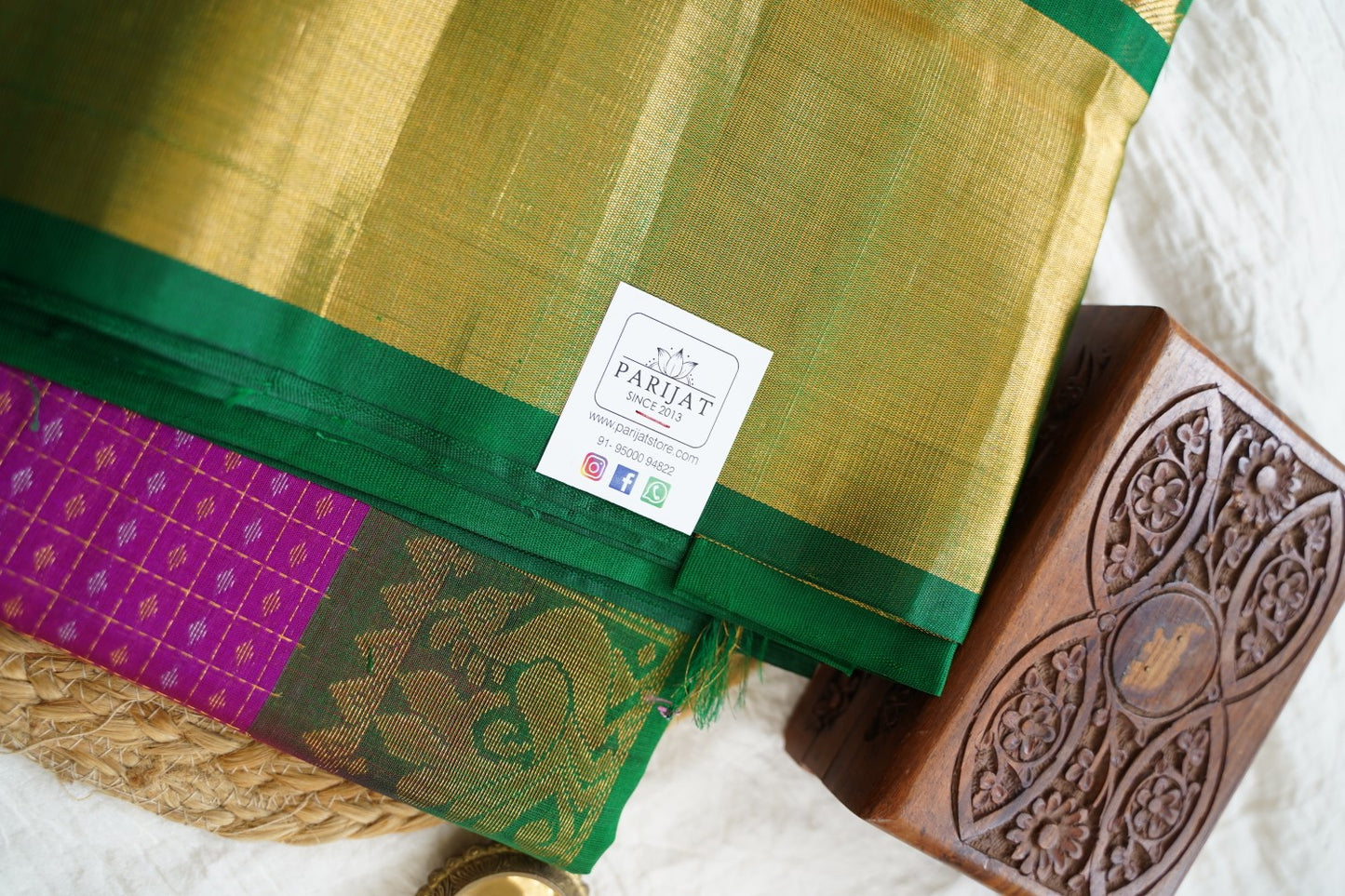 Kanchi Handloom Silk Cotton Saree-PC15728