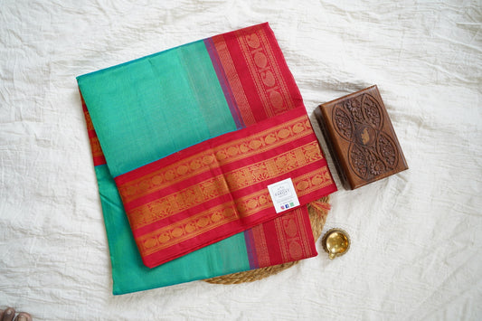 Kanchi Handloom Silk Cotton Saree-PC15726