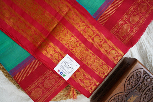 Kanchi Handloom Silk Cotton Saree-PC15726