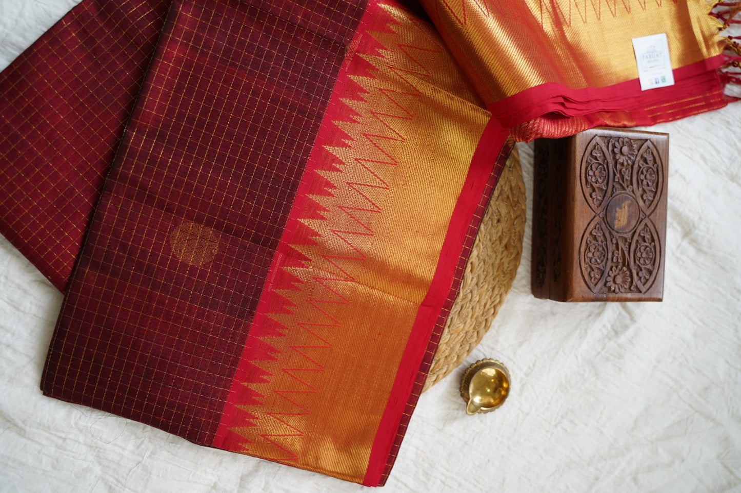 Kanchi Handloom Silk Cotton Saree-PC15708