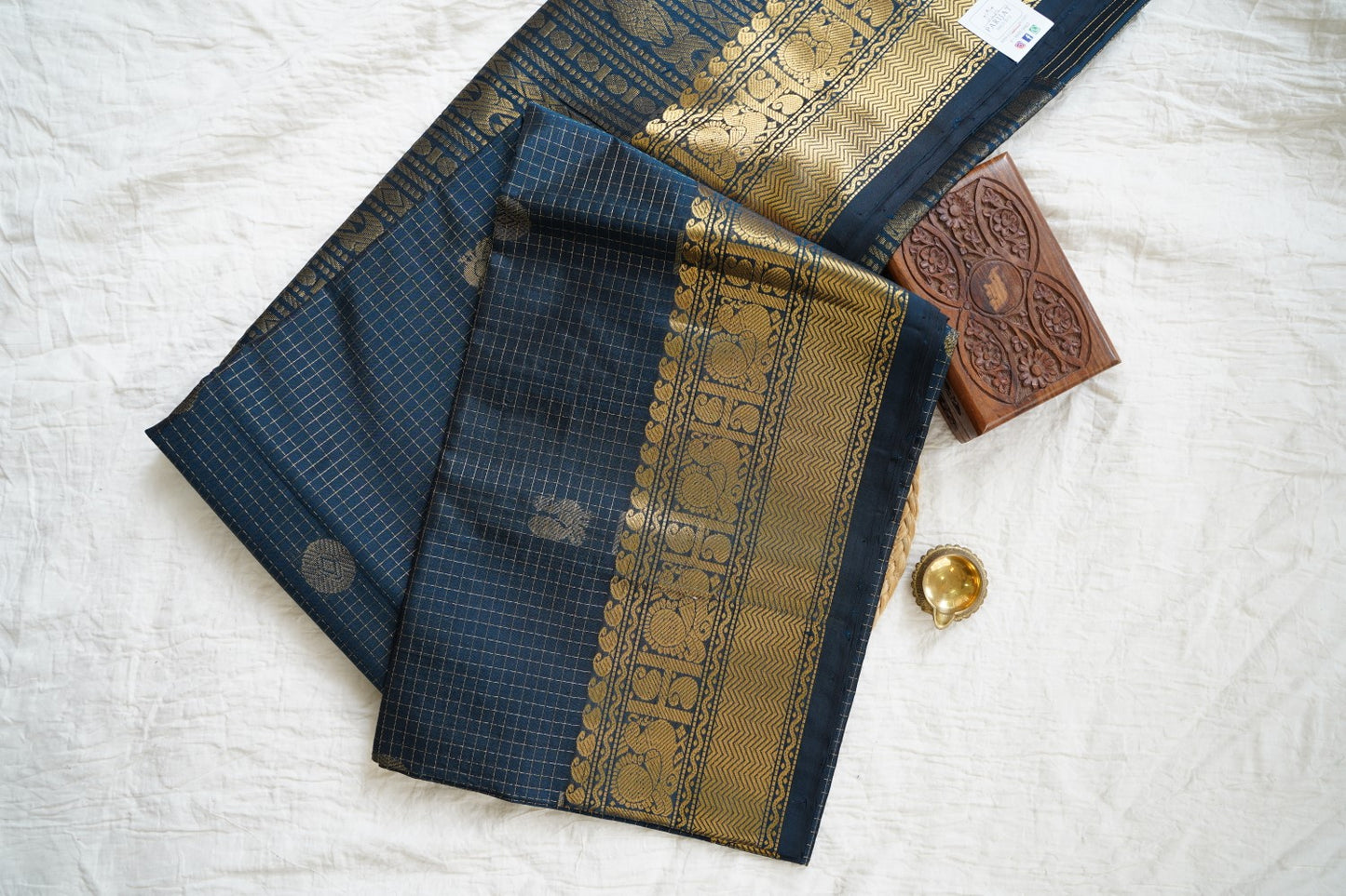 Kanchi Handloom Silk Cotton Saree-PC15709