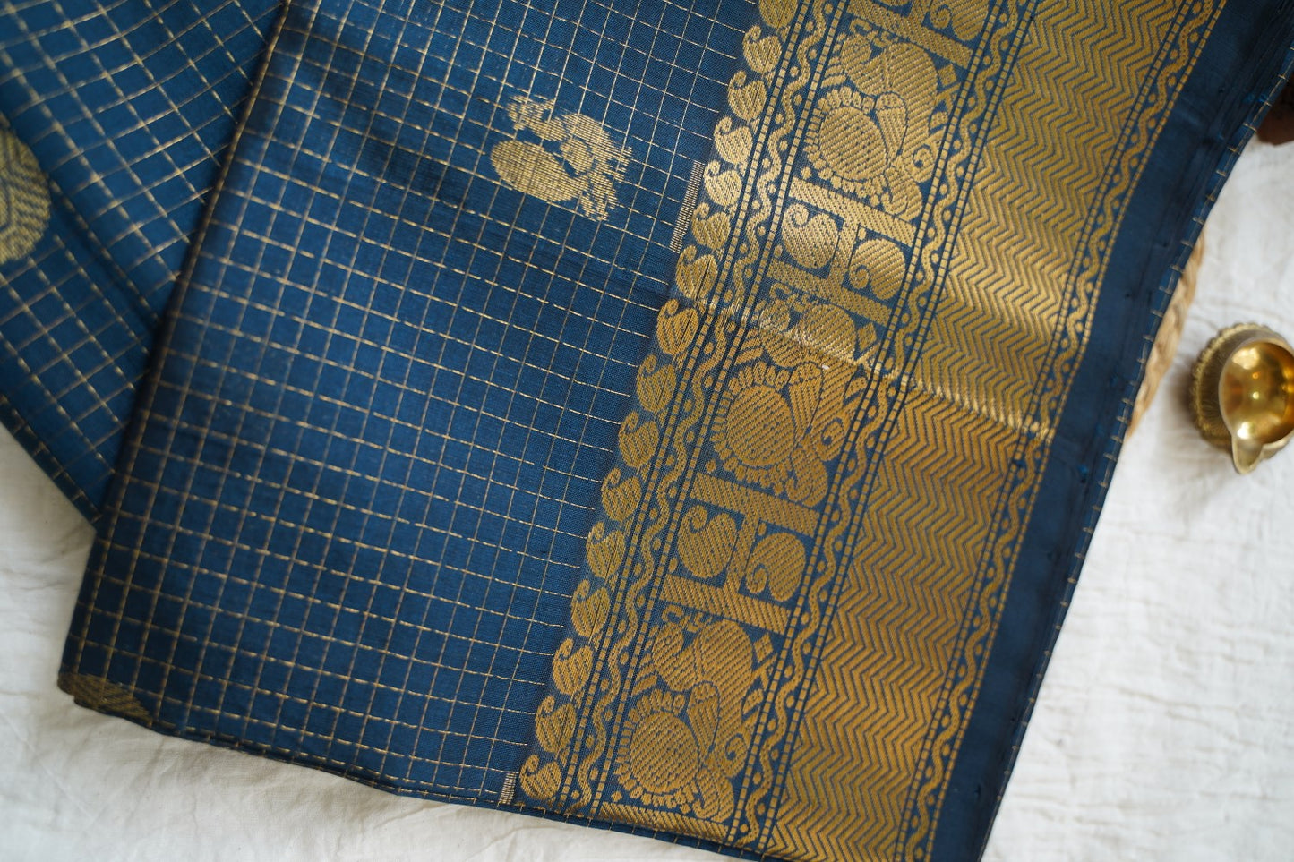 Kanchi Handloom Silk Cotton Saree-PC15709