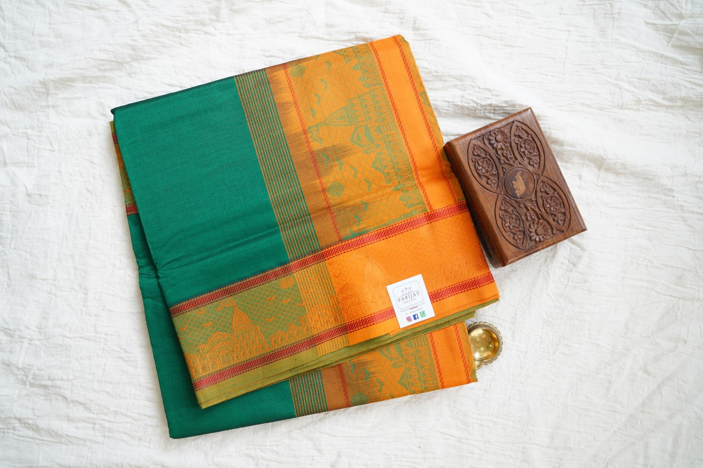 Kanchi Semi Silk Cotton Saree PC15737