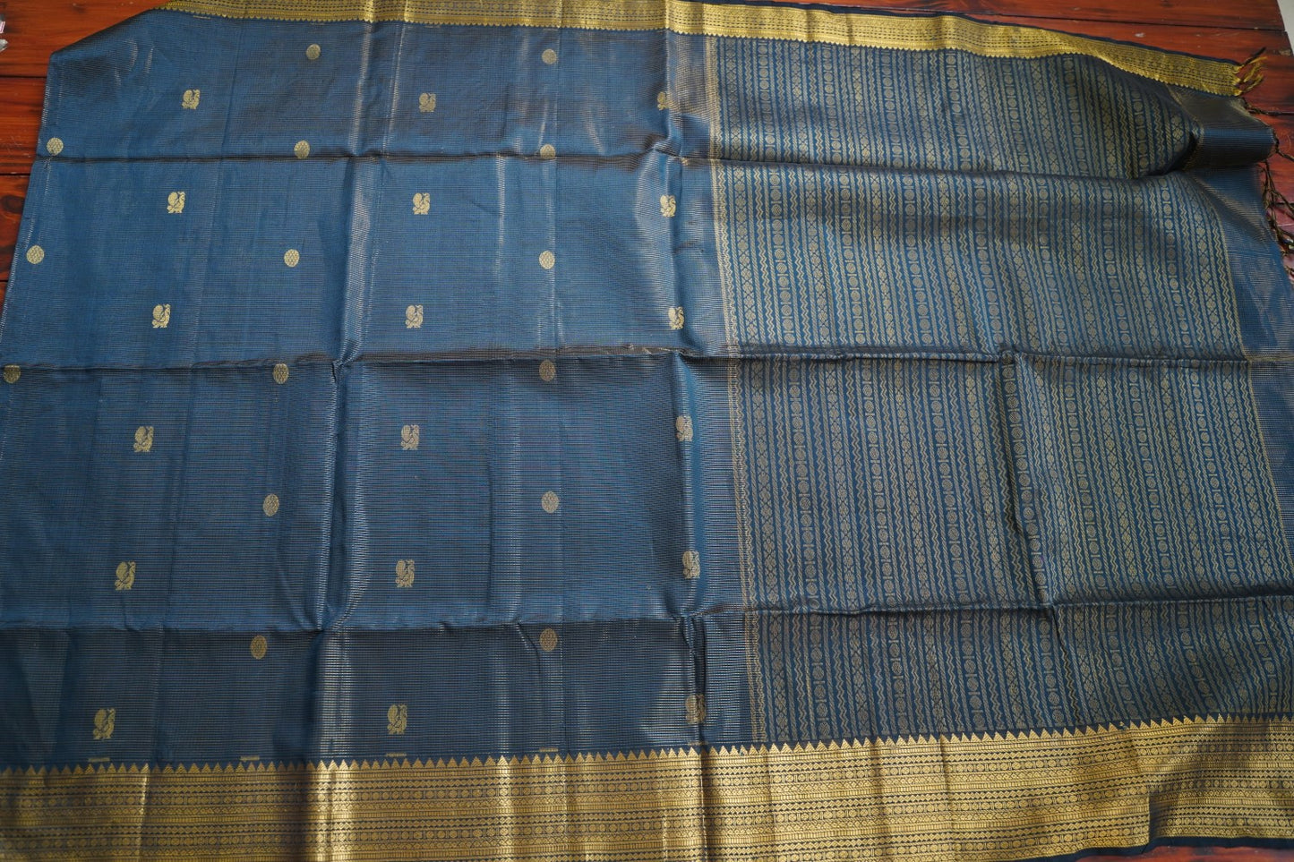 Kanchi Handloom Silk Cotton Saree-PC15711