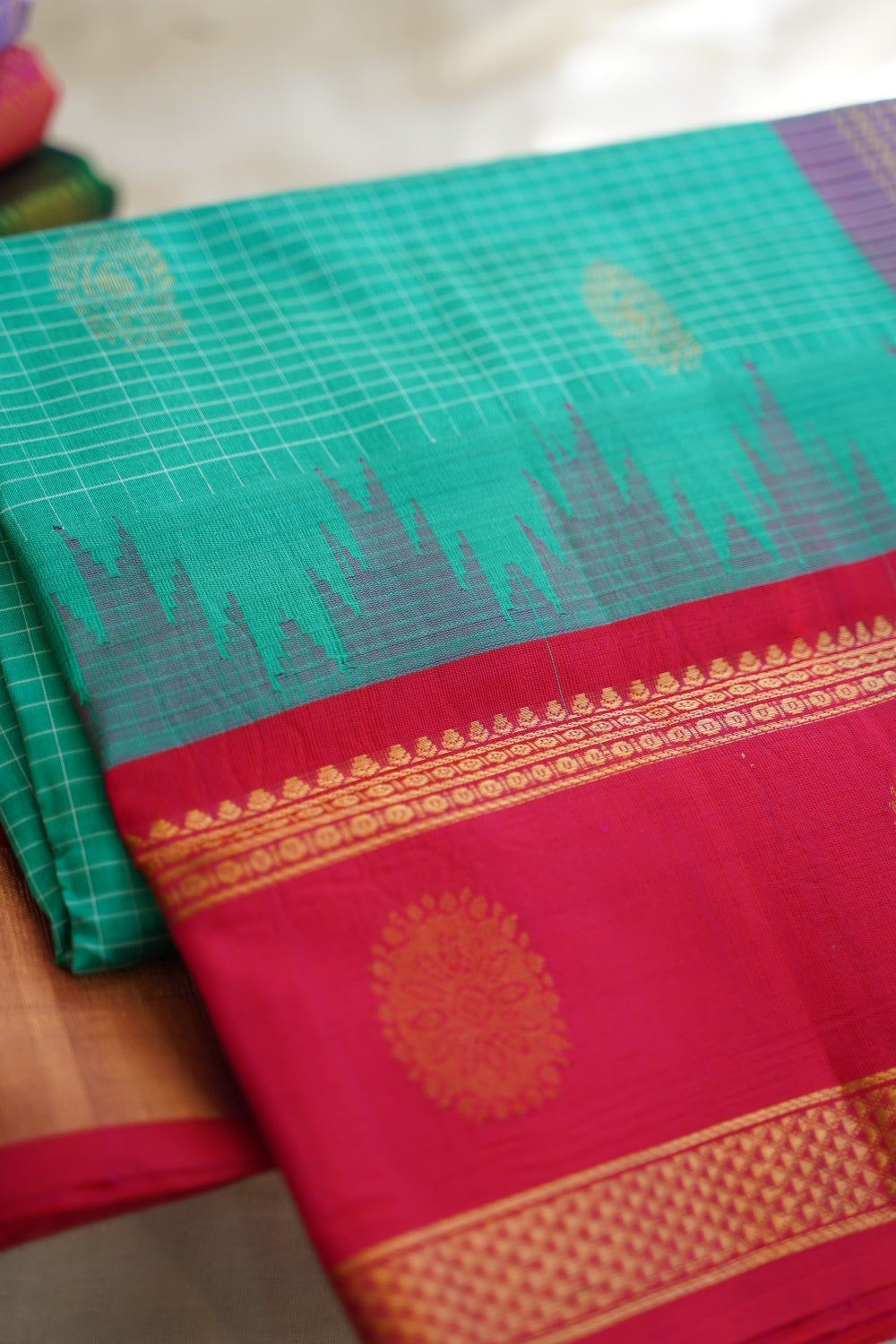 Kanchi Handloom Silk Cotton Saree PC13231