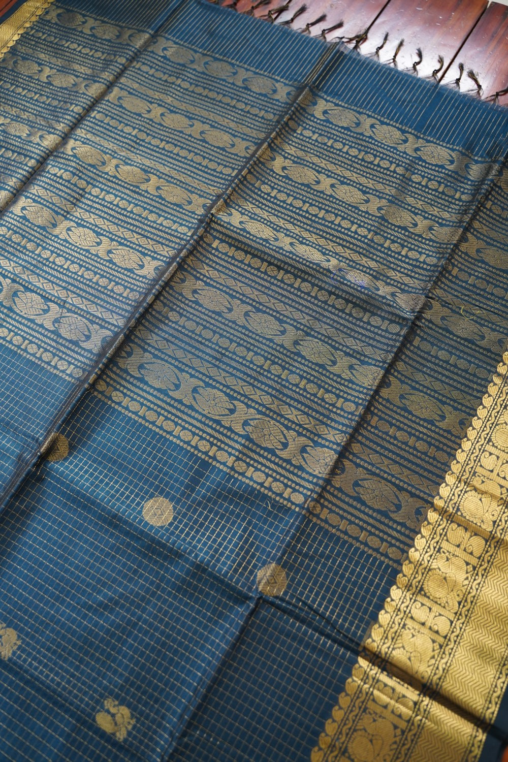 Kanchi Handloom Silk Cotton Saree-PC15709