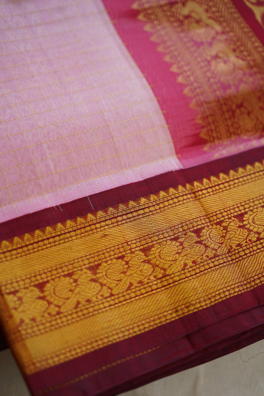 Kanchi Handloom Silk Cotton Saree PC13216