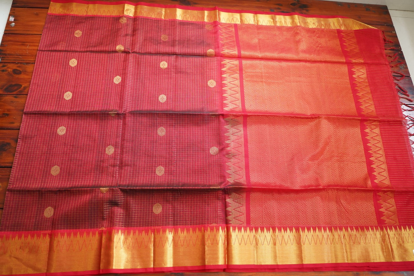 Kanchi Handloom Silk Cotton Saree-PC15708