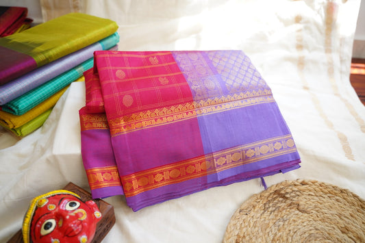 Kanchi Handloom Silk Cotton Saree PC13227