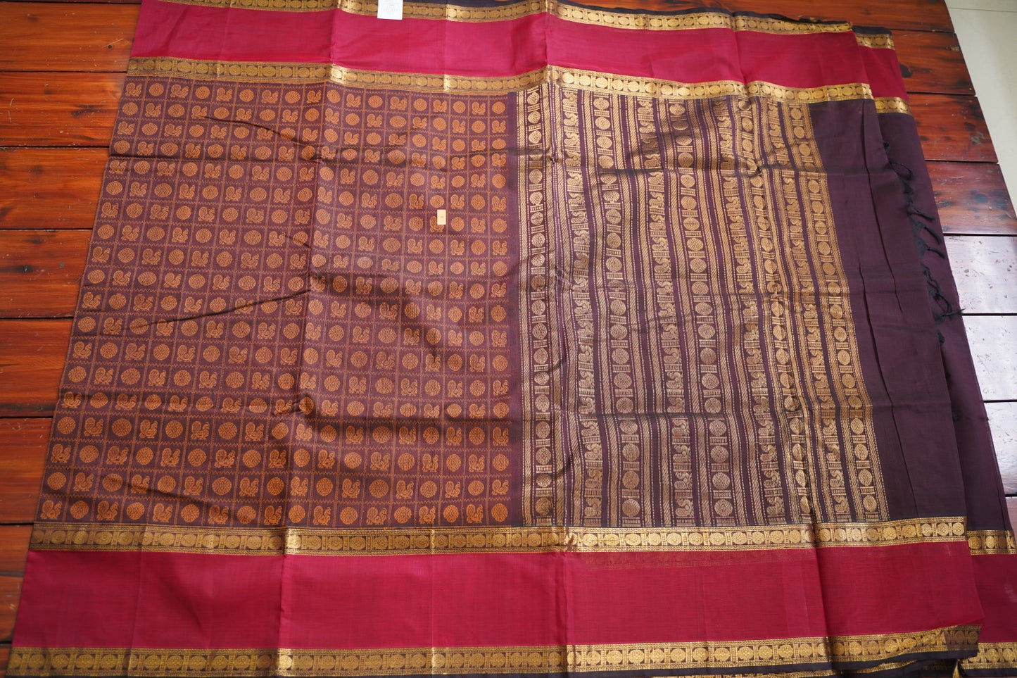 Kanchi Handloom Silk Cotton Saree-PC15725