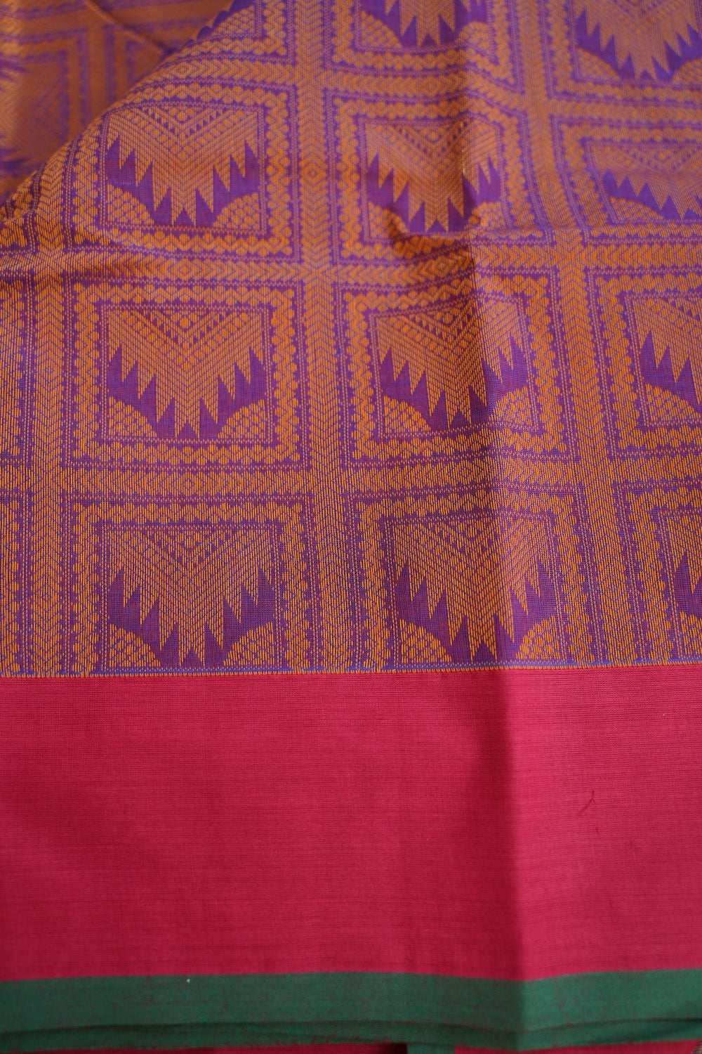 Kanchi handloom Cotton Saree PC16911